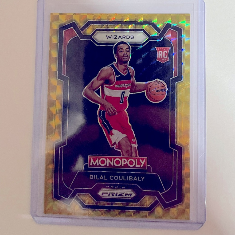 /49 bilal coulibaly monopoly prizm flawless condition